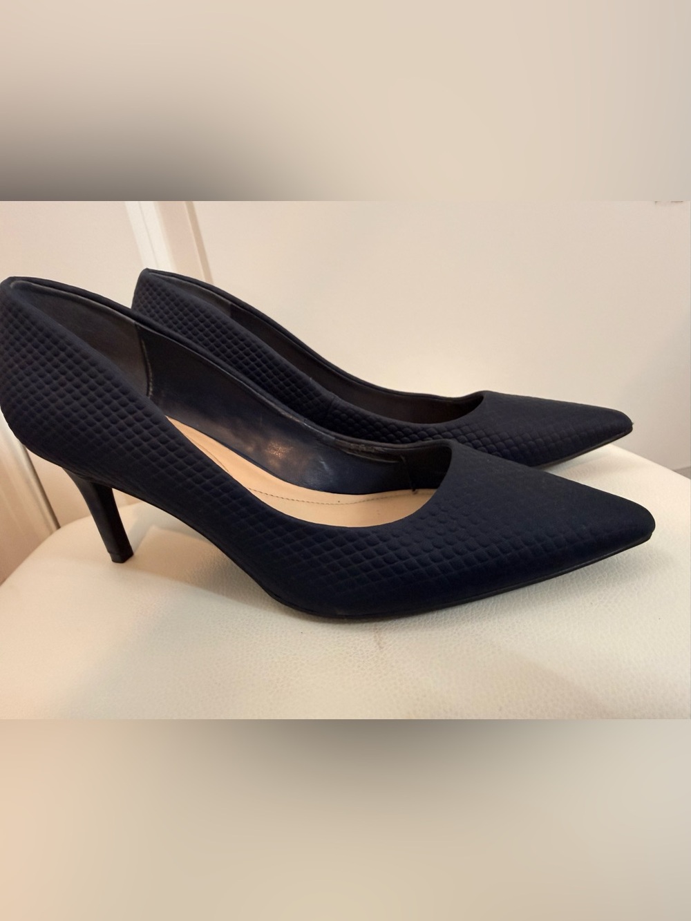 Classic Navy Women's Pump - Versatile Office Heel